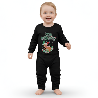 Crazy Christmas Printed Design Family Matching Pajama Sets